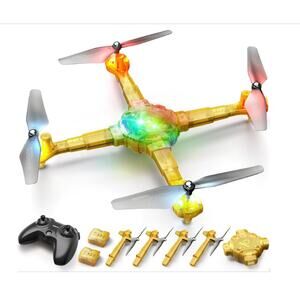 Drone Detachable Arms, Remote Quadcopter 7-color LED 360° Flips, Altitude Hold